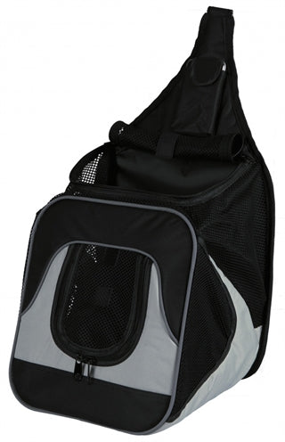 Trixie Dog Bag Savina Belly Schwarz / Grau