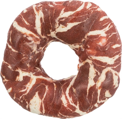 Trixie Denta Fun Marmorierter Rindfleisch-Kauknochenring