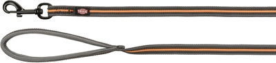 Trixie Hund Leine Fusion Graphitgrau / Papaya Orange