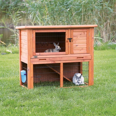 Trixie Kaninchenstall Trixie Natura Mit Auslauf Braun