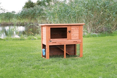 Trixie Kaninchenstall Trixie Natura Mit Auslauf Braun