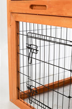 Trixie Kaninchenstall Trixie Natura Mit Auslauf Braun