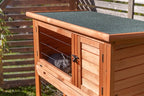 Trixie Kaninchenstall Trixie Natura Mit Auslauf Braun