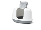 Savic Corner Katzenklo Nestor Grau / Weiss