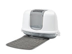Savic Corner Katzenklo Nestor Grau / Weiss