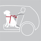 Trixie Hund Auto Hund Schützen Schwarz