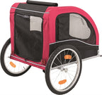 Trixie-Hundefahrrad-Anhänger Schwarz / Rot