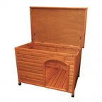 Trixie Hundehütte Trixie Natura Classic Mit Flachdach Braun