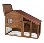 Trixie Kaninchenstall Trixie Natura Mit Auslauf Braun