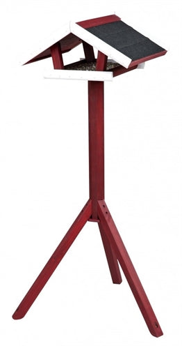 Trixie Natura Futterhaus Mit Standard Rot/Weiss