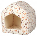 Trixie Katzenkorb Iglu-Jargon Weiss / Beige