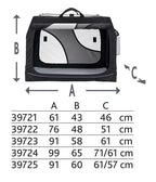 Trixie Reisekorb Vario Double Schwarz / Grau