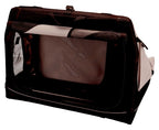 Trixie Reisekorb Vario Double Schwarz / Grau