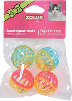 Zolux Katzenspielzeug Ball Twist Mit Glocke Assortiert