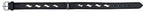 Trixie-Halsband Hund Aktives Leder Mit Wellen Schwarz