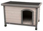 Trixie Hundehütte Trixie Natura Classic Flachdach Grau