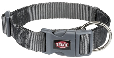 Trixie Halsband Hund Premium Graphitgrau