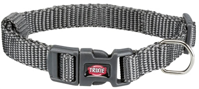 Trixie Halsband Hund Premium Graphitgrau