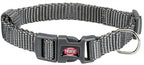 Trixie Halsband Hund Premium Graphitgrau