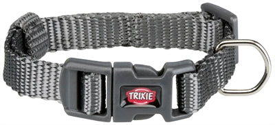 Trixie Halsband Hund Premium Graphitgrau