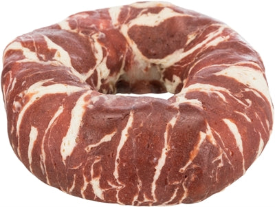 Trixie Denta Fun Marmorierter Rindfleisch-Kauknochenring