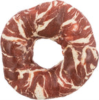 Trixie Denta Fun Marmorierter Rindfleisch-Kauknochenring