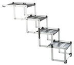 Trixie-Klappleiter 4-Teilig Aluminium / Kunststoff / Tpr Bis 75 Kg