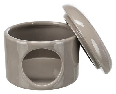 Trixie Spielhausmäuse Mit Deckel Keramik Taupe