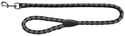 Trixie Hundeleine Cavo Schwarz / Grau