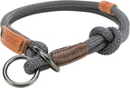 Trixie Hundehalsband Be Nordic Half-Slip Dunkelgrau / Braun