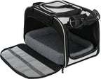 Trixie Cat Bag Valery Schwarz / Grau