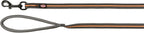 Trixie Hund Leine Fusion Graphitgrau / Papaya Orange