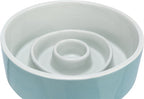 Trixie Slowfeeding Keramik Grau/Blau