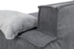 Trixie Hund Korb Sofa Liano Rechteck Grau