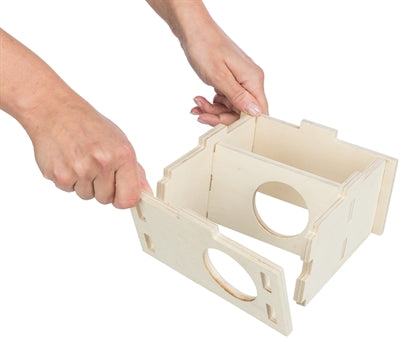 Trixie 2 Zimmer Unbehandeltes Holz Natur