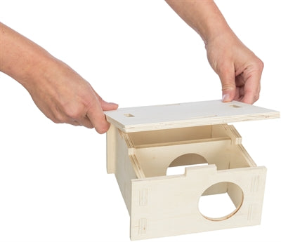 Trixie 2 Zimmer Unbehandeltes Holz Natur
