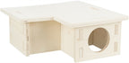 Trixie Nagetierhaus 3 Zimmer Unbehandeltes Holz Natur