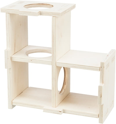 Trixie Nagetierhaus 3 Zimmer Unbehandeltes Holz Natur