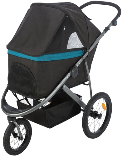 Trixie Hundebuggy Schwarz / Petrol