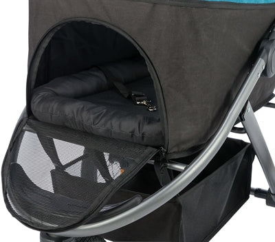 Trixie Hundebuggy Schwarz / Petrol