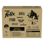 Felix Jeden Tag Schlemmen In Gelee Thunfisch / Kabeljau / Rindfleisch / Huhn