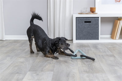 Trixie Hundespielzeug Dreieck Mit Seil Ringe Citystyle Tpr