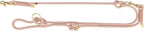 Trixie Weiche Seil Hundeleine Verstellbar Rosa/Hellrosa