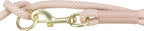 Trixie Weiche Seil Hundeleine Verstellbar Rosa/Hellrosa
