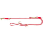Trixie Soft Rope Hundeleine Verstellbar Rot/Creme