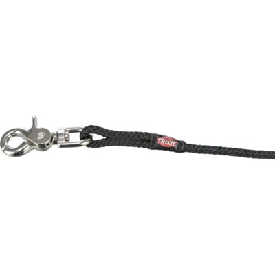 Trixie Hundeleine Trigger Karabinerhaken Rund Schwarz