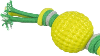 Trixie Hundespielzeug Ball Mit Seil Tpr Polyester