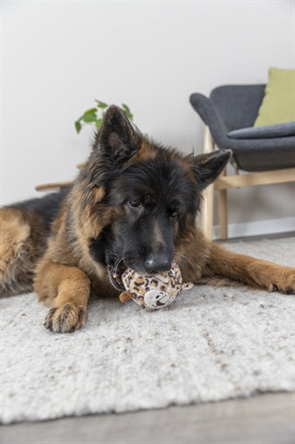Trixie Hundespielzeug Ball Leopard Plüsch Gummi