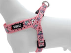 Morso Mini-Hundegeschirr Einstellbar Recyceltes Süsses Zwitschern Rosa