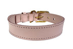 Sazzz Hundehalsband Braveheart Classic Leder Hellrosa